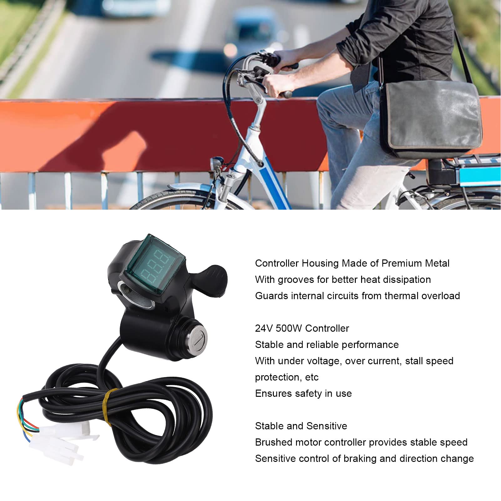 モーターコントローラー スクーター用 【新品】ブラシレスコントローラ 電動自転車 Amazon | 電動自転車モーターコントローラー、24V 500W