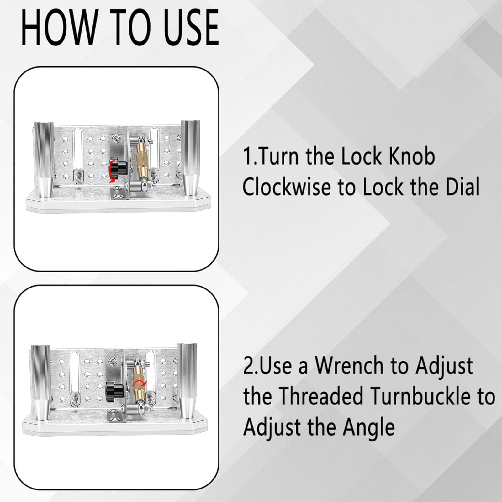 Jiawu Amoladora de Correa Afilador Jig Máquina Lijadora de ángulo Ajustable para Afilar Cuchillas con Placas de Prensa Dobles Aleación de Aluminio ABS Acero Inoxidable para Entusiastas de la