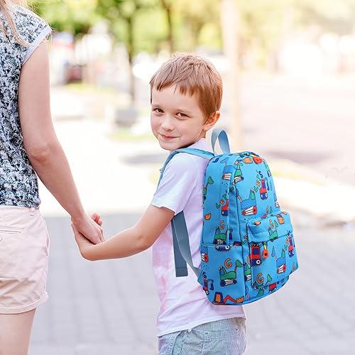 Miniatura 9 de Zicac Mochila para niños y niñas de 12 pulgadas, mini mochila para niños para la escuela y viajes, mochila preescolar para jardín de infantes