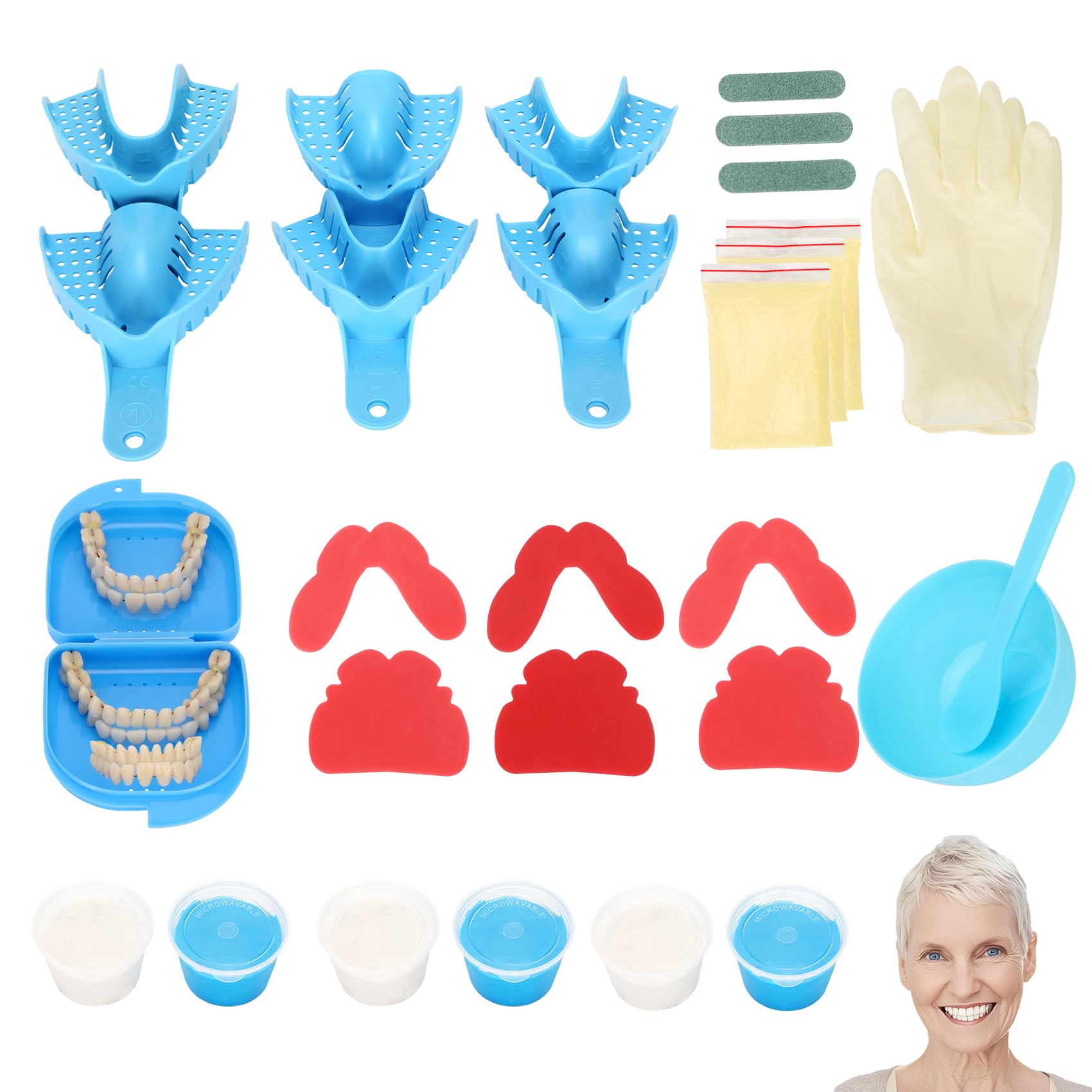 DIY Oral Care Kit at Home 3 DIY Custom Smile Full Kits Fully Customizable with 3 Complete Sets