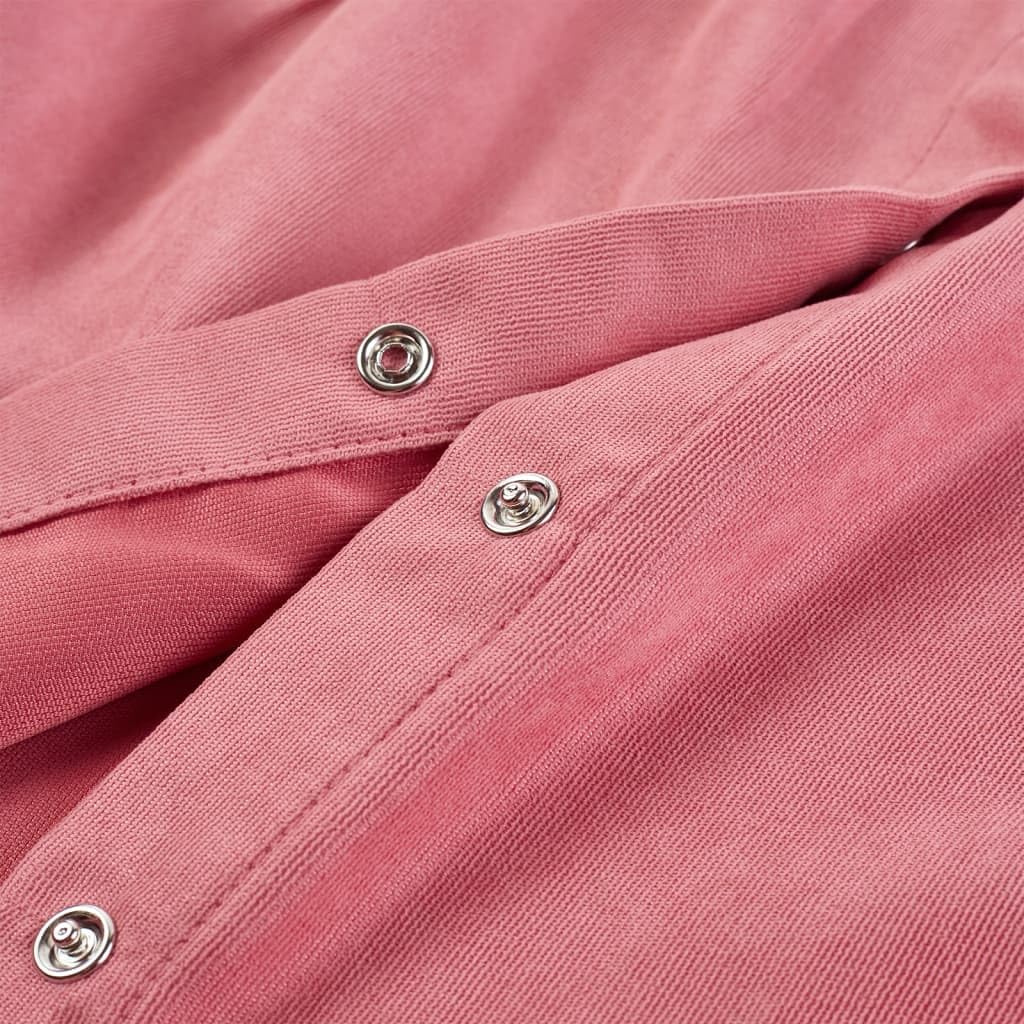 Blusa infantil con mangas de farolillo rosa viejo de poliéster y elastano. Talla para niña, parte superior cómoda para el día a día, escuela, ocio y ocasiones festivas