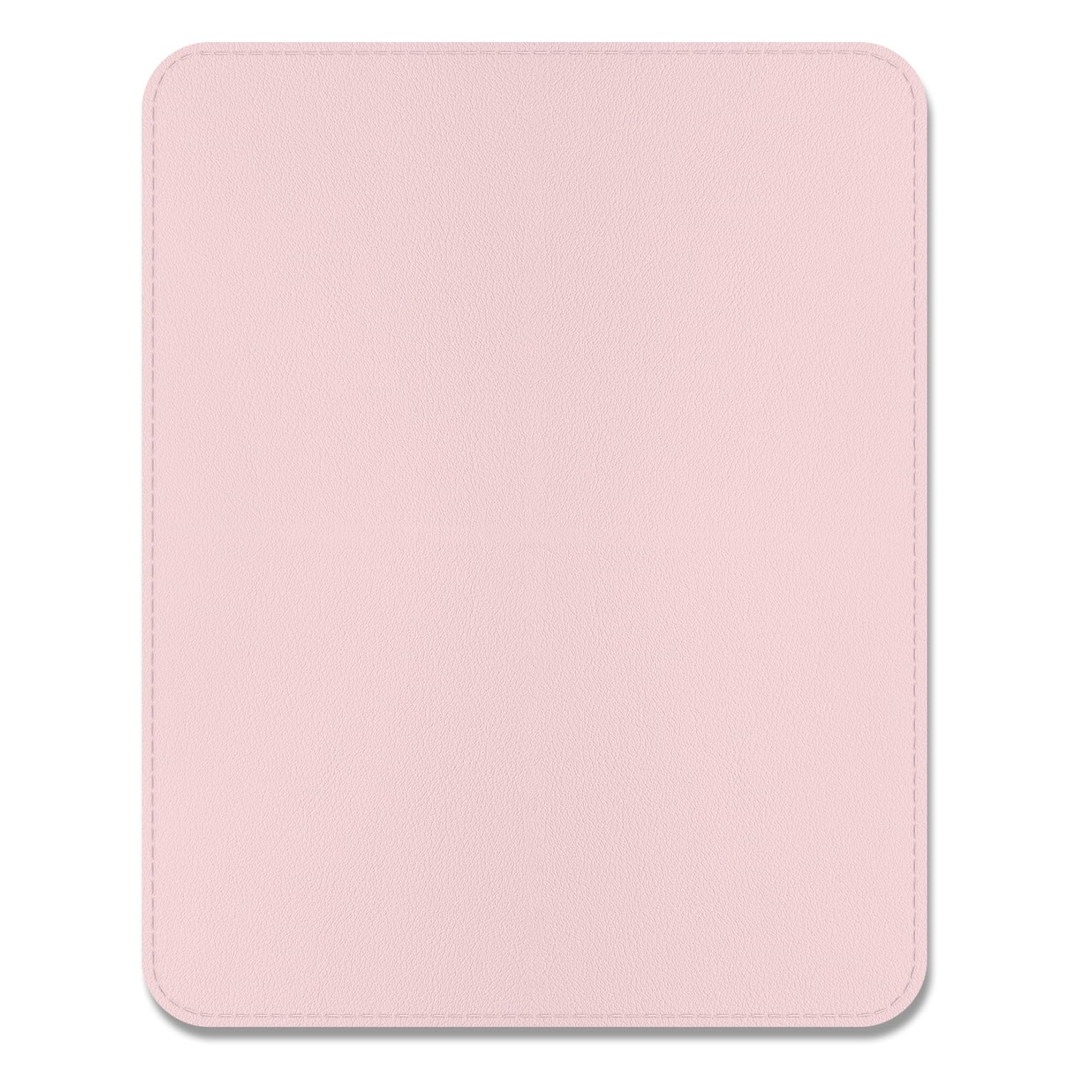 Hsxnam Leather Mouse Pad, Office Mouse Mat Non-Slip Rubber Base Stitched Edge Washable Waterproof Rectangular Mousepad for Office Gaming PC Laptop,