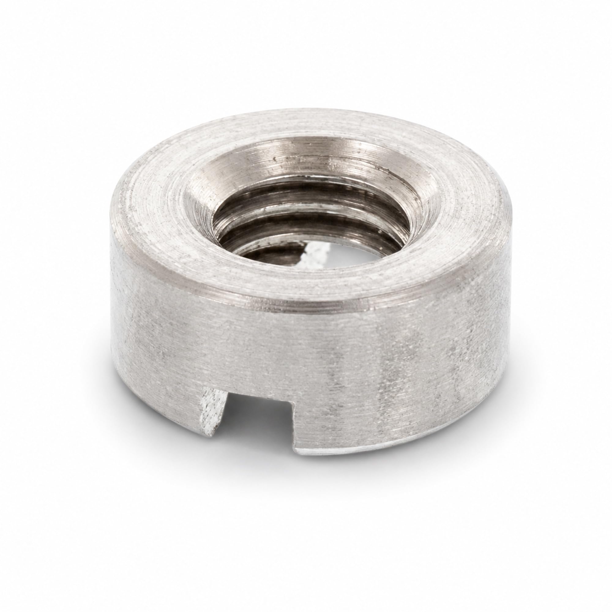Tuercas ranuradas M8 de acero inoxidable A4 V4A DIN 546, resistentes a la corrosión, tuercas redondas con tuercas roscadas ranuradas, 50 unidades