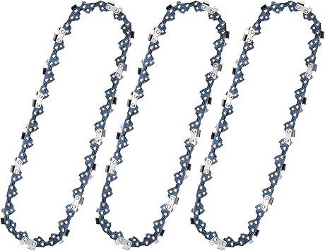 8" Pole Saw Chain Replacement for Ryobi P4360, RY43160,P4361 Pole Saw, RY8C1 Chainsaw Chain 33 Drive Links,Pitch 3/8" Low Profile,0.043" Gauge 3 Pack