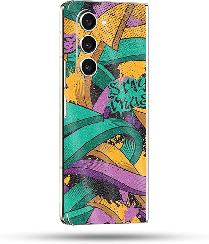 Vista 35 de MightySkins Skin compatible con Samsung Galaxy Z Fold 5 - Retro Gamer 3 Funda protectora de vinilo duradera y única Fácil de aplicar, quitar