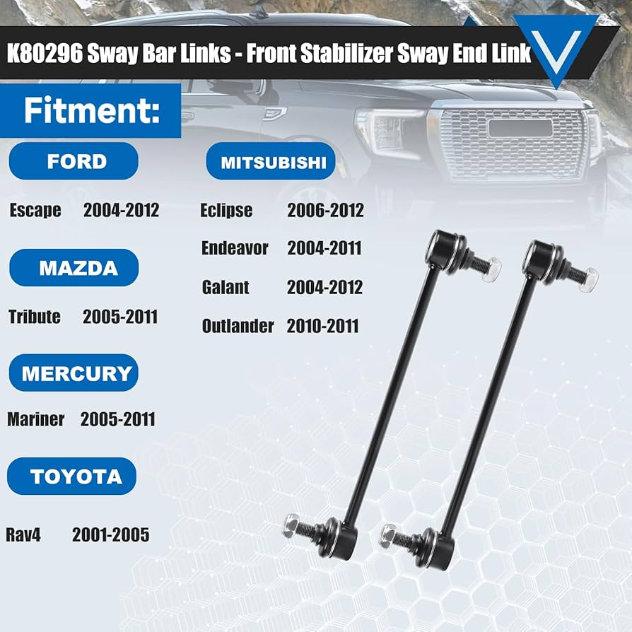Amazon.com: K80296 Sway Bar Links Fit For Ford Escape 04-12;Mazda