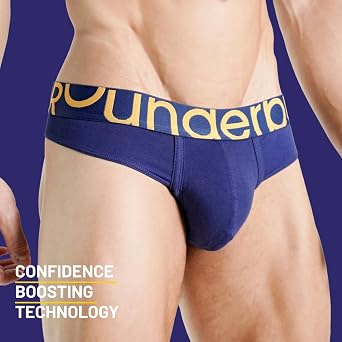 Rounderbum Mens Package Tech Thong Anatomical Pouch Underwear for Natural Lift and Comfort