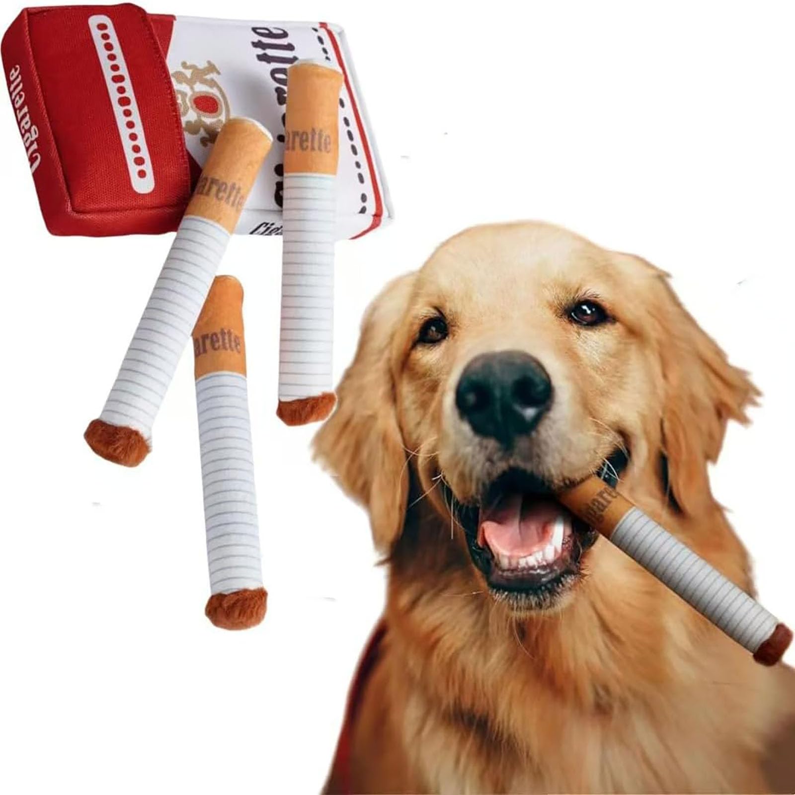 Cigarette Dog Toy Marlboro, Dog Toy Cigarette Pack, Dog Cigarette Toy,  Interactive Cigarettes Dog Toy, Pet Cigarette Toy, Suitable for Puppies,  Small and Medium Dogs (1pc) : Amazon.ca: Pet Supplies