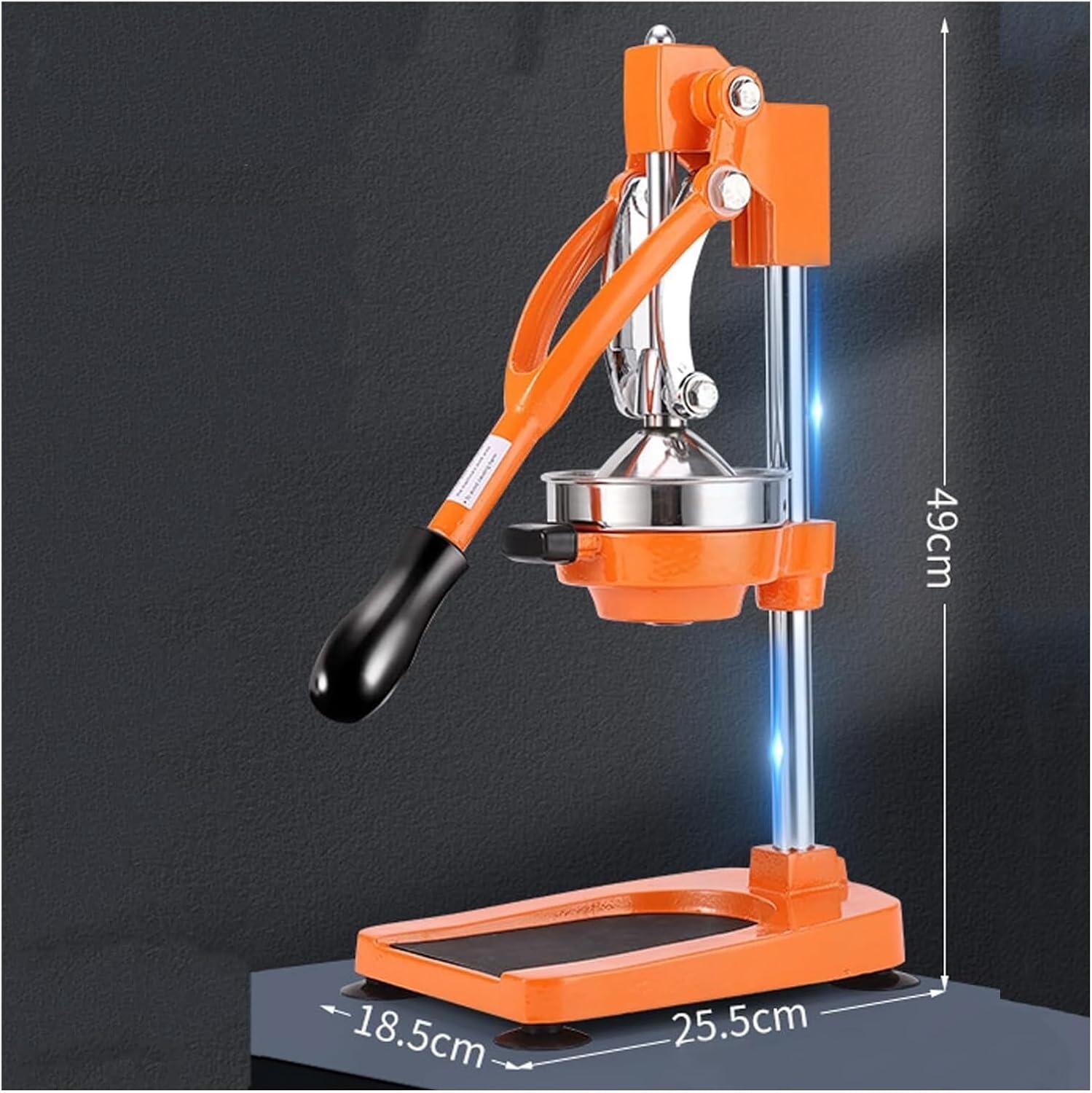 Cast Iron Citrus Juicer, Hand Press Juicer Machine, Manual Juicer With U-Shaped Base, Suitable for Restaurant Cafe Fruit Shop