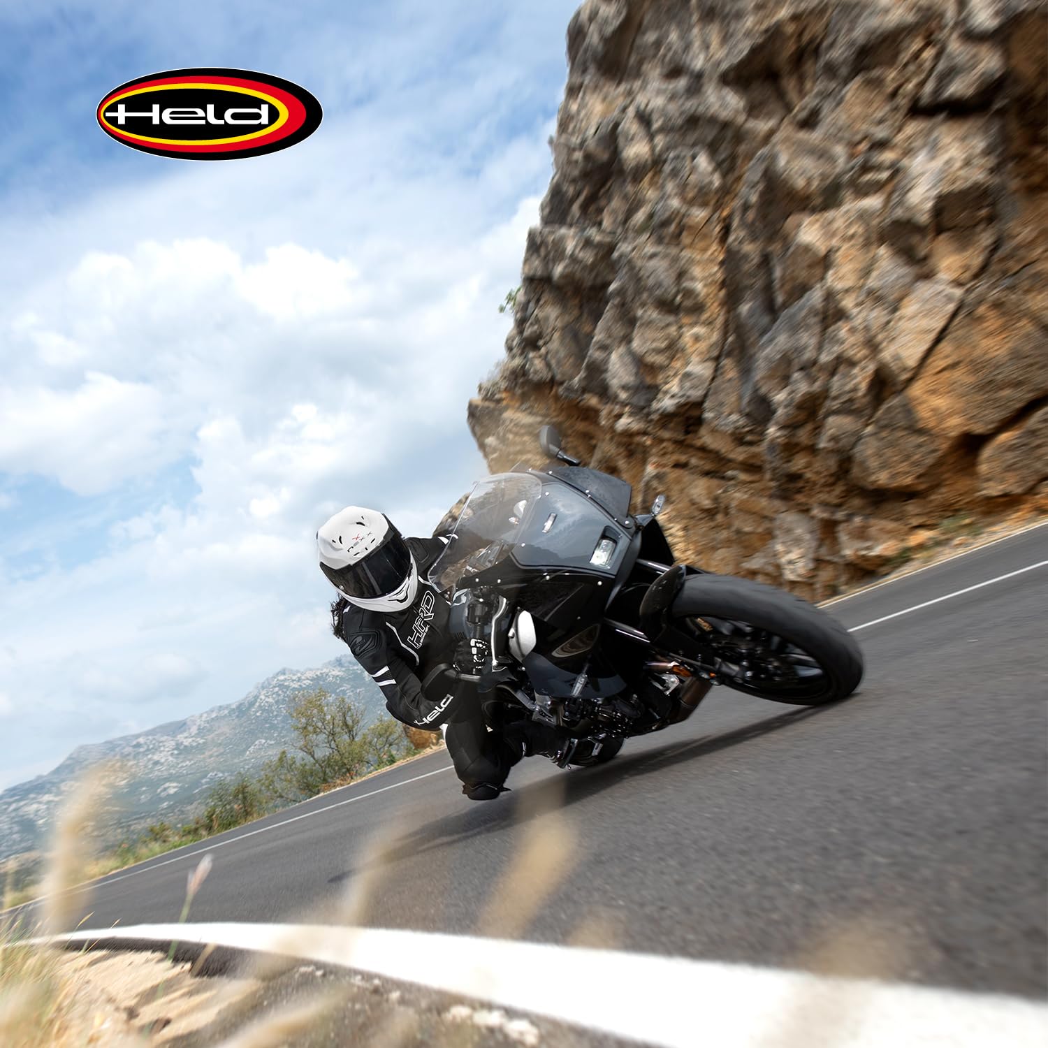 Held Street Rocket 4 Base Sport Motorrad Kombihose Leder- Motorradhose Damen mit Protektoren D3o T5 Level 2 - CE Schutzkleidung Klasse AAA Protektorenhose
