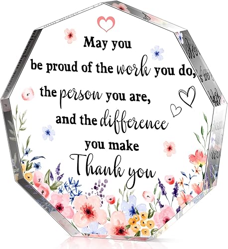 Regalo de agradecimiento para mujeres, regalos inspiradores, regalos para compañeros de trabajo, regalo de oficina para colegas que dejan el disponible en Yaxa Colombia