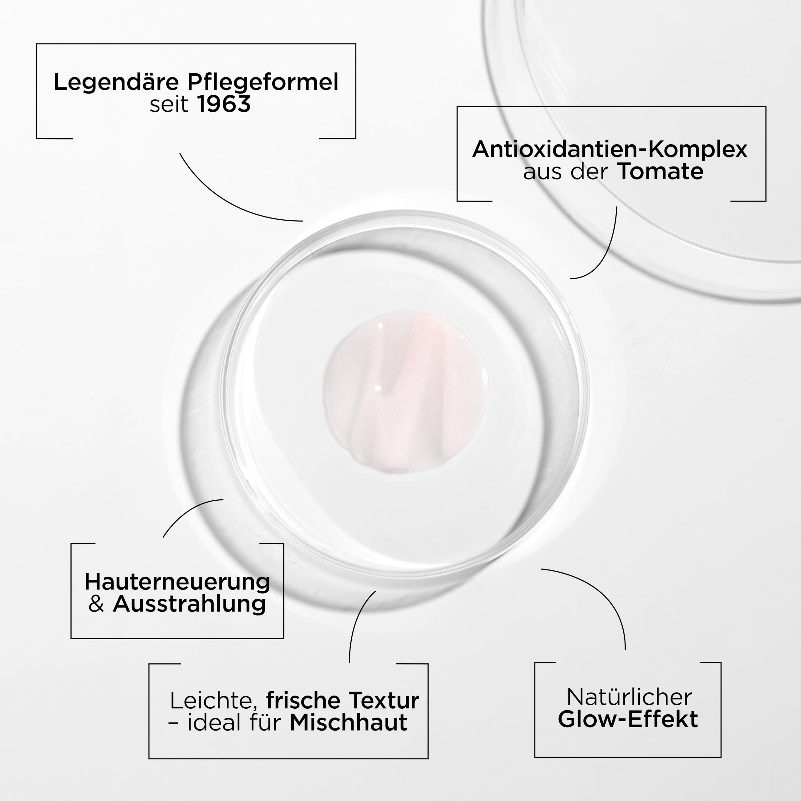 Ella Baché Tomate Glow Leichte Creme Tomate 50 ml - Glättende Gesichtspflege bei fahler Haut mit Antioxidantien - Leichte Formulierung, für Mischhaut geeignet