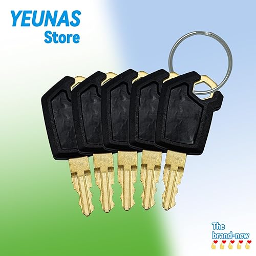 Miniatura 5 de 5P8500 5P-8500 Llaves de encendido de repuesto para CAT Caterpillar Loader Excavadora Bulldozer y equipo pesado 5P 8500 2462641 (paquete de 5)
