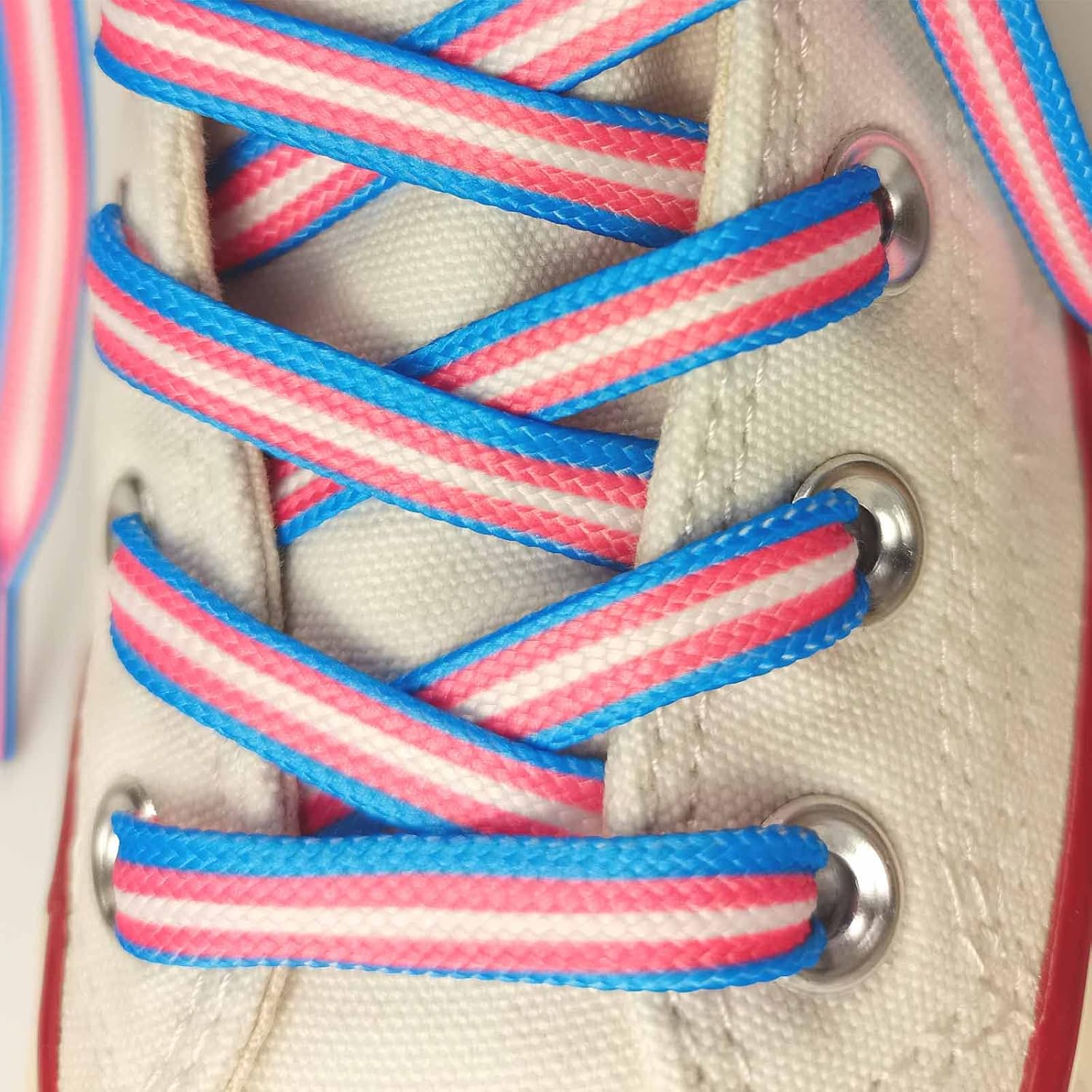 Zigvert LGBT Bisexual Lesbian Gay Non-Binary Transgender Asexual Flag Colorful Shoelaces image 5