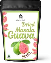 Ajji’s Nut Magic Masala Guava 200g | Chatpata Dried Guava Snacks | Sweet & Spicy Indian Masala Fruit Bites | Tangy Healthy | Travel | Party Snack | Kids & Adults | Ready to Eat