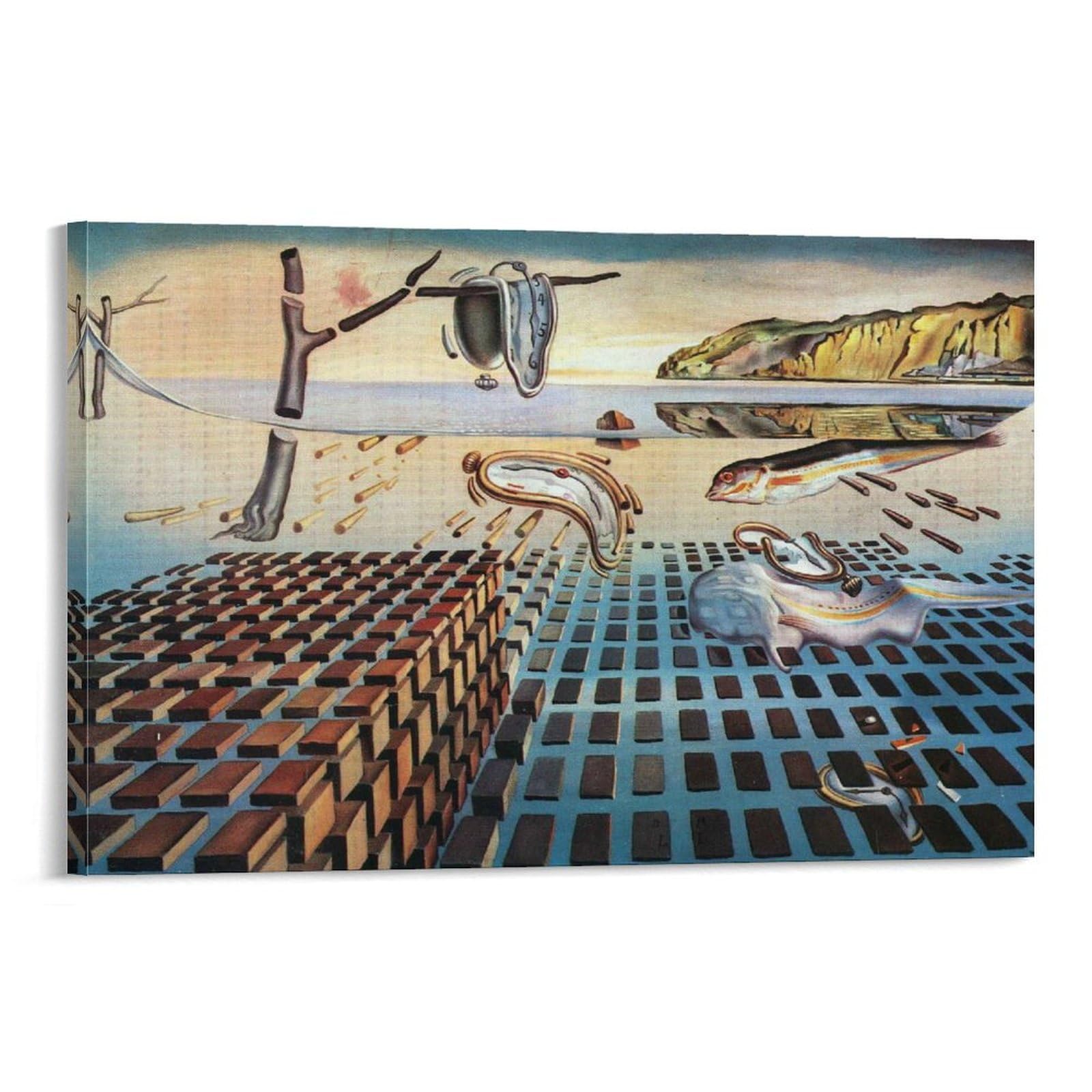 Salvador Dali Wall Art Prints 《The View from Oregon》 Art Poster Artworks Canvas Poster Wall Art Prints Home Modern Decor 08x12inch(20x30cm)