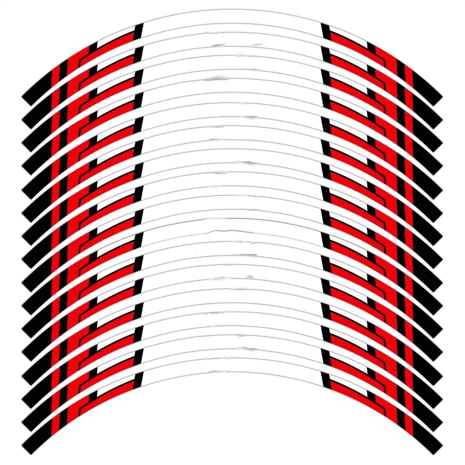 Motorcycle Wheel Sticker Rim Inner Outer Stripe Decal for Kawasaki for Versys 650/1000 for VERSYS650 for Versys1000 Decorative(Color1)