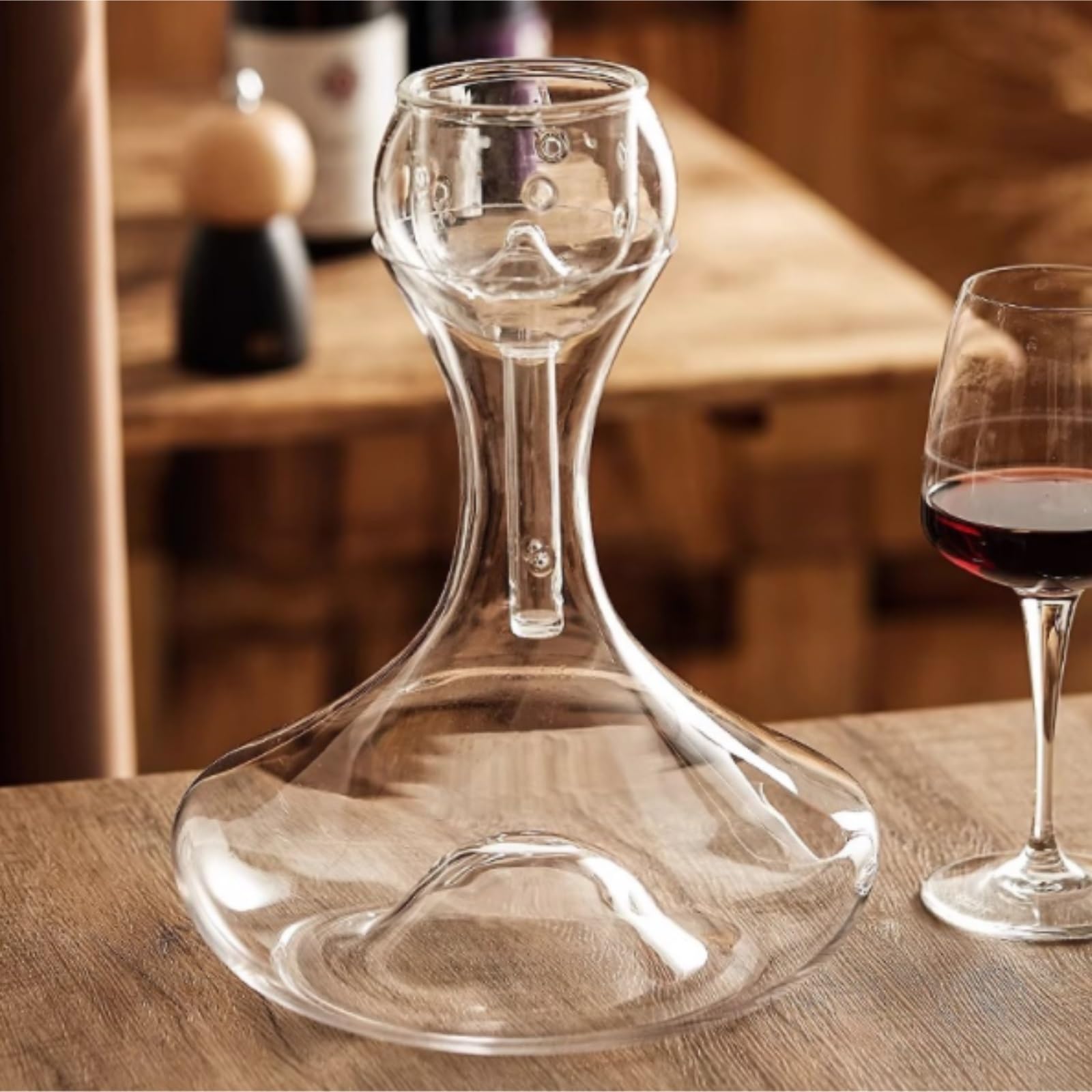 Decanter per Vino Rosso Whisky Decanter In Vetro Creativo For Vino Veloce For Uso Domestico E Commerciale Decantatore