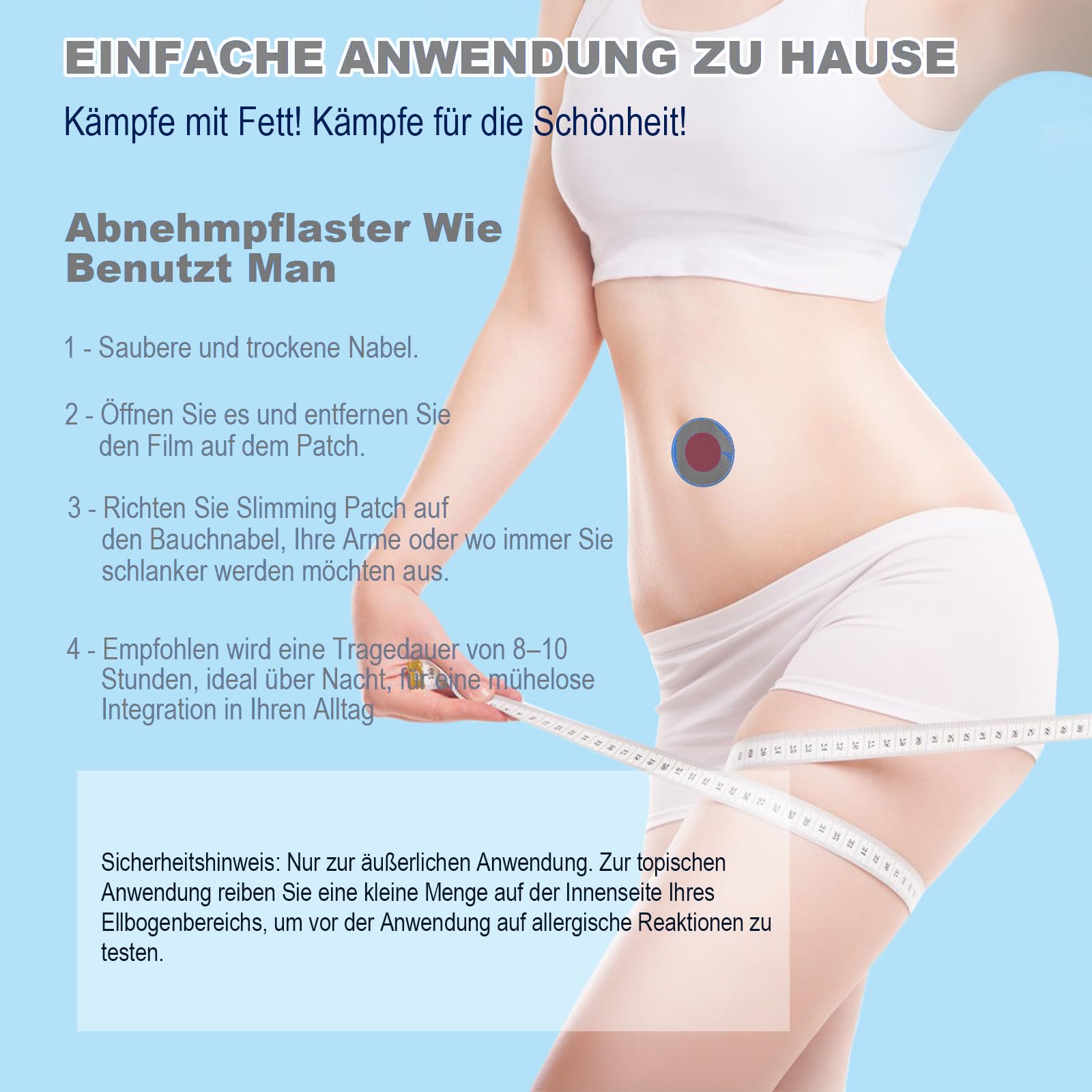 Abnehmpflaster Metabalance Patch 90 Stück, Kosmetisches Körperpflege Patch, Hautfreundliches Pflegepflaster zur äußeren Anwendung für Alle Körpertypen (3 Packungen)