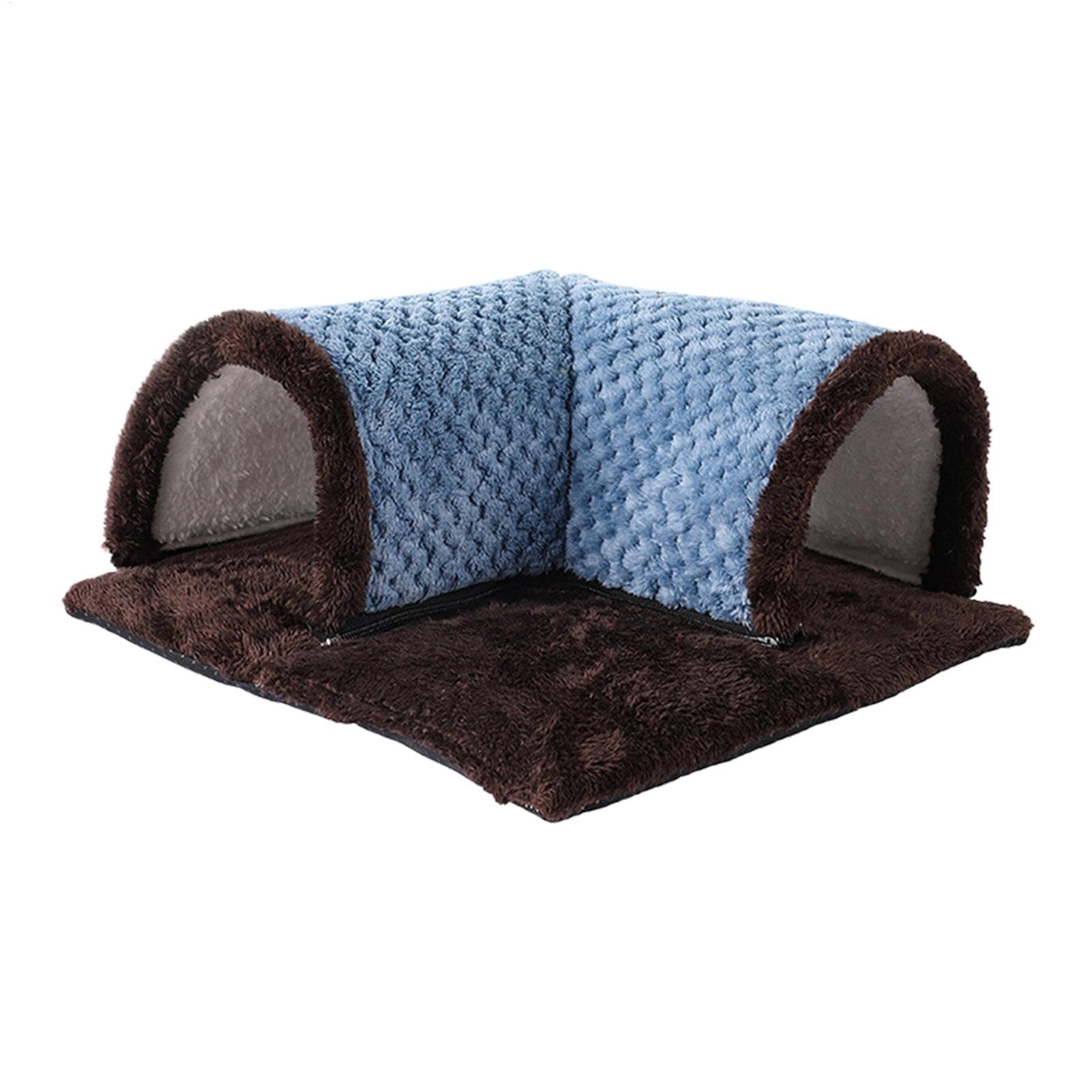 Small Animal Tube, Bunny Tunnel Bed, 13.78x13in Washable Cozy Hamster and Fun Activity Toys, Washable Hideaway Tunnels for Chinchillas, Ferrets, Squirrels, and Other Small Pets