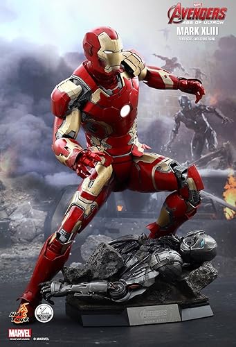 Miniatura 3 de Hot Toys Avengers Age of Ultron Figura coleccionable a escala 14 Iron Man Mark XLIII