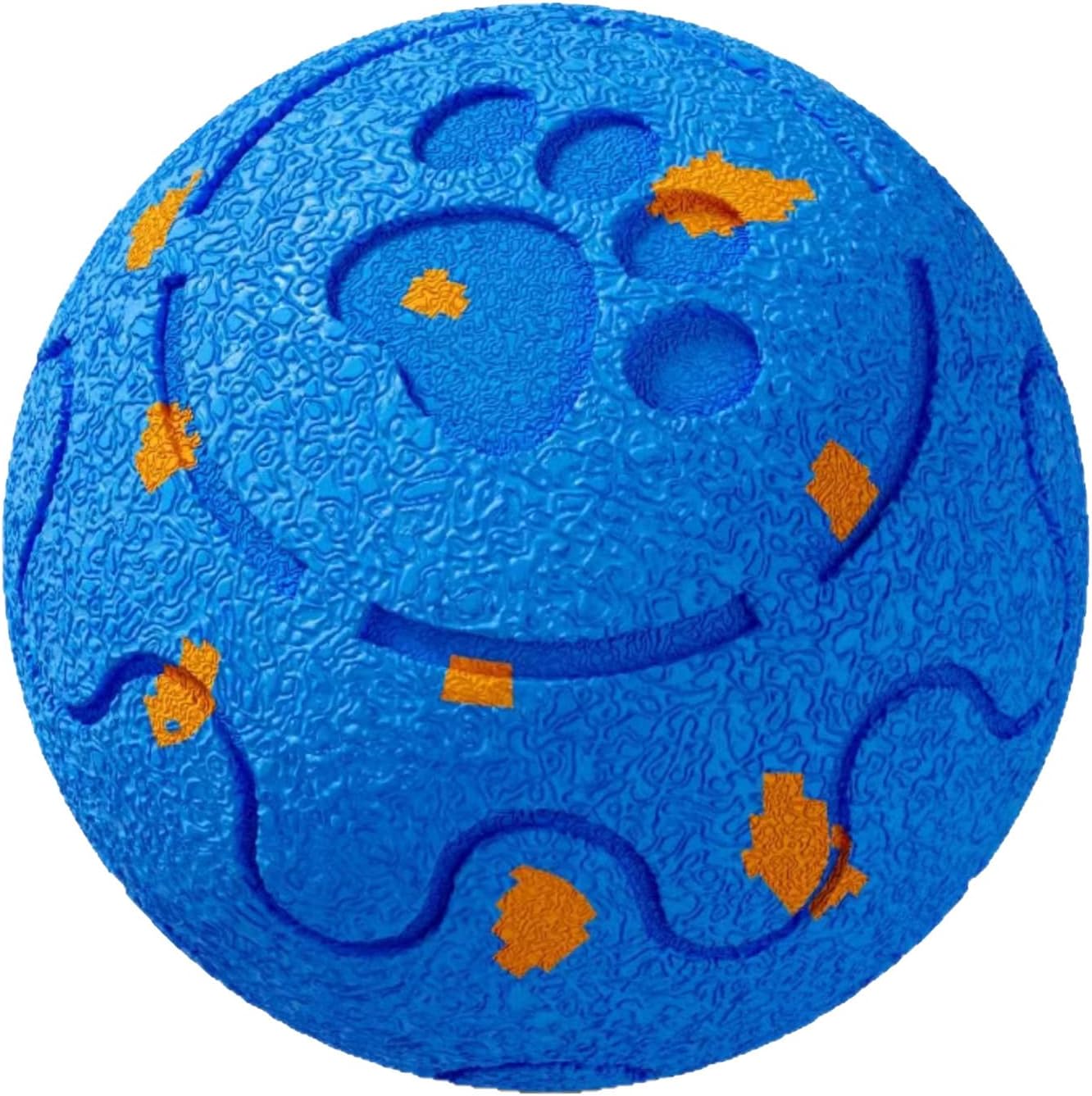 German E-TPU Indestructible Dog Ball Dog Toys: Auto Bounce/Spin/roll/Float, high Rebound, eco-Safe. for Large Breeds, Indoor/Outdoor/Lake/Beach Play (red)