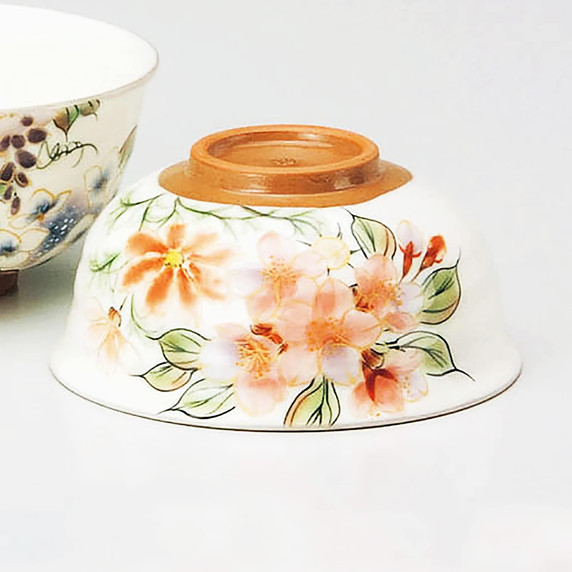 Amazon｜京焼 清水焼 陶あん窯 組飯碗 花移ろい KTA528｜飯碗