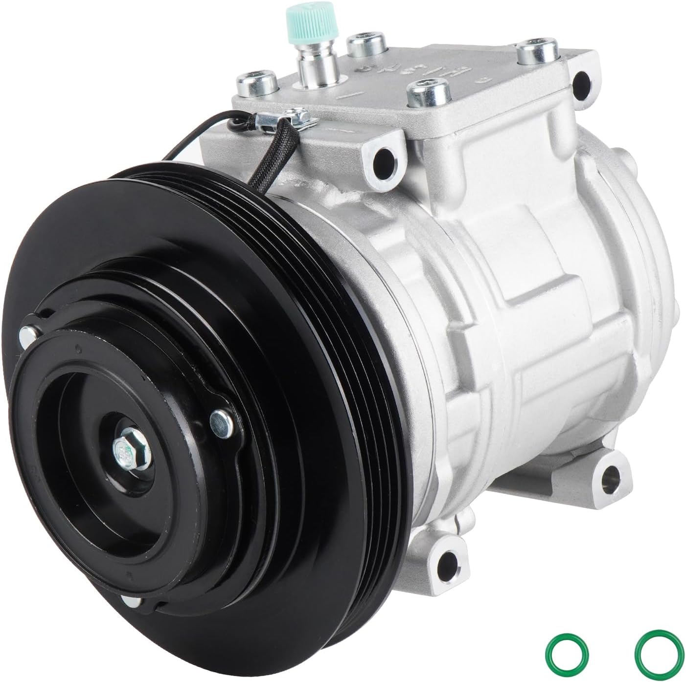 Air Conditioner AC Compressor with A/C Clutch Fit for Geo Prizm 1.6L 1989-1992, Fit for Toyota Corolla 1.6L 1989-1997, Fit for Toyota Corolla 1.8L 1993-1997, CO 11099C