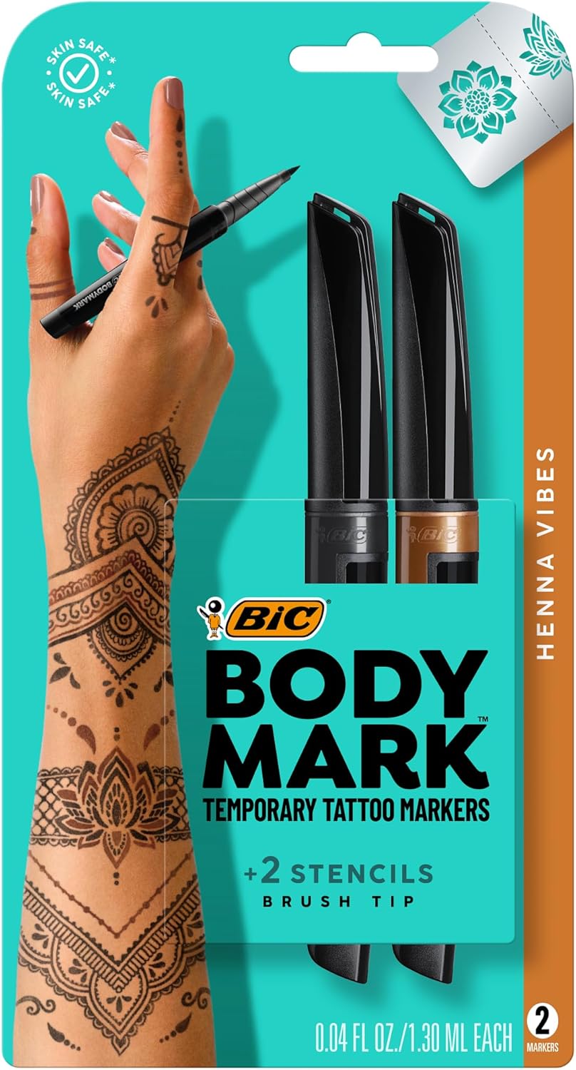 BIC BodyMark Temporary Tattoo Markers for Skin, Ecuador Ubuy