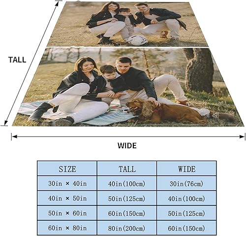 Miniatura 6 de Manta personalizada con foto, imagen, nombre, texto, regalos personalizados para el día de San Valentín para parejas, novia, novio, cobijas