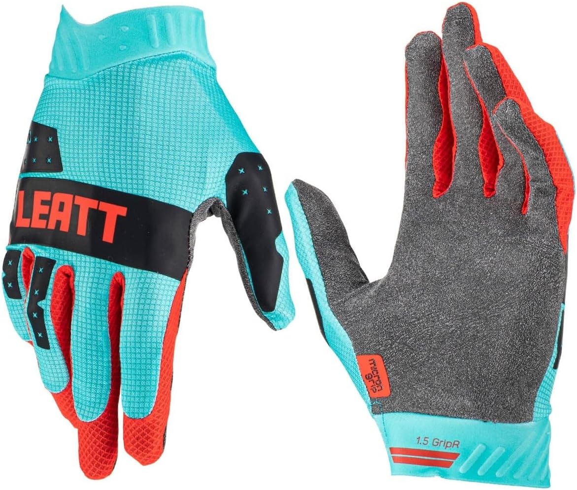 Leatt Gloves Moto 1.5 Jr Junior (Turquoise - Small)