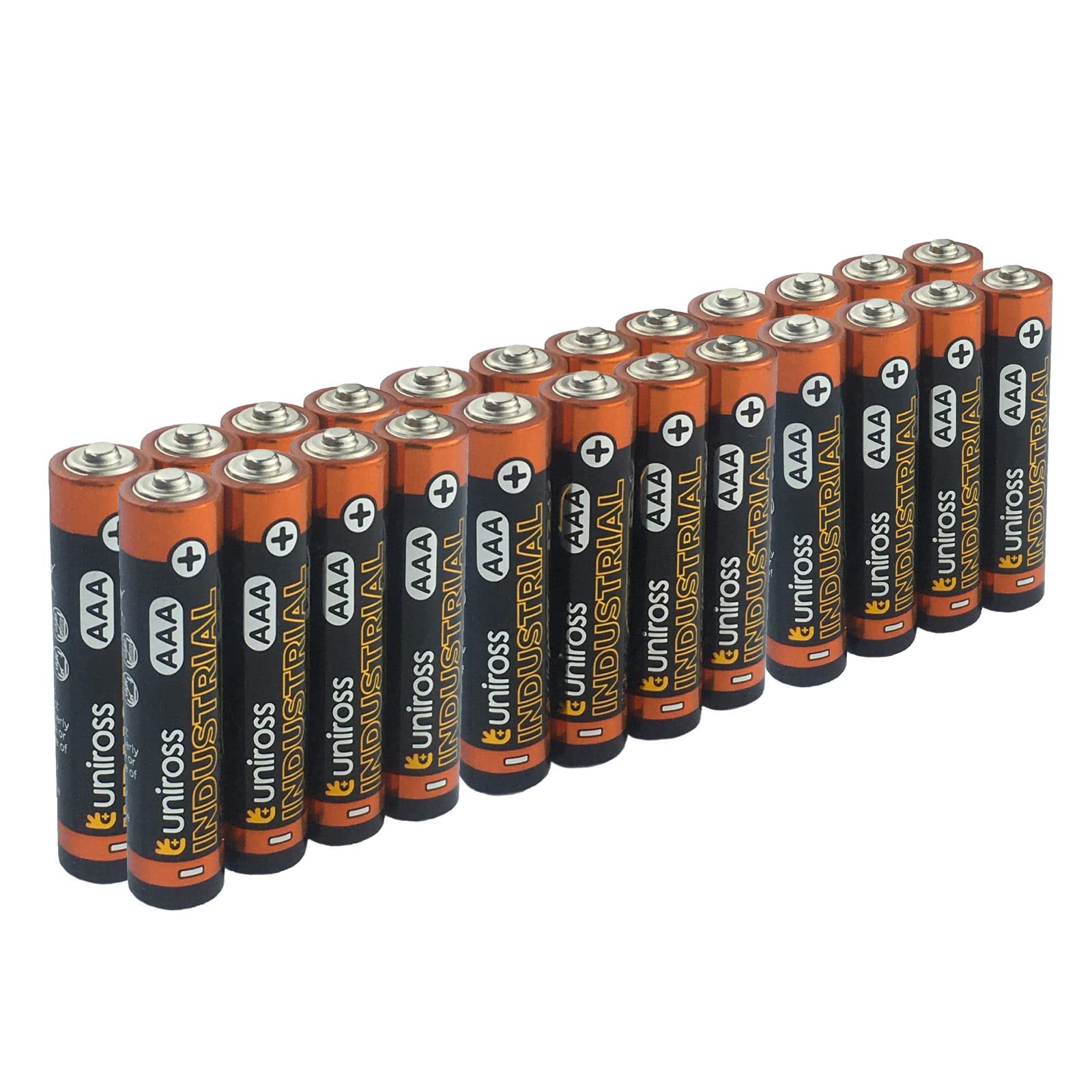 Uniross Pile Alcaline Industrial AAA / LR03 / Ministilo / 1,5V - 10 Box da 24 Batterie
