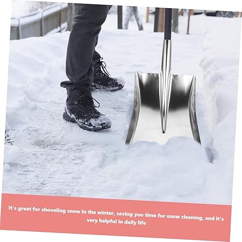 Miniatura 4 de Cabilock Pala de nieve de acero inoxidable Herramientas de barbacoa Herramienta plegable Herramienta de limpieza Pala de nieve plegable Pala de