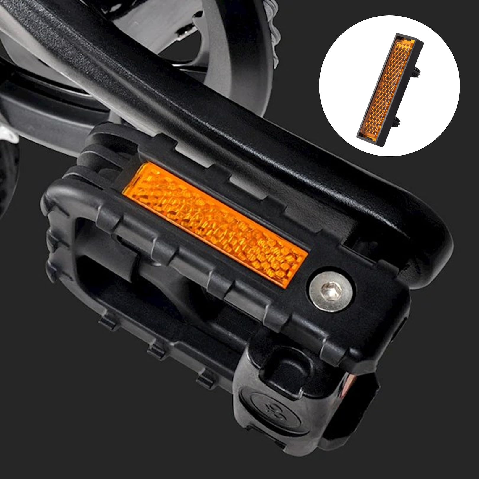 8 Stück Pedalreflektoren Fahrrad,Fahrrad Reflektoren Set,Rückstrahler Fahrrad Pedale,Nacht Sicherheit Reflektor,Pedal Reflektoren,Fahrradpedale Reflektierendes Blatt,Fahrradpedale für Standard Multi Sport & Freizeit