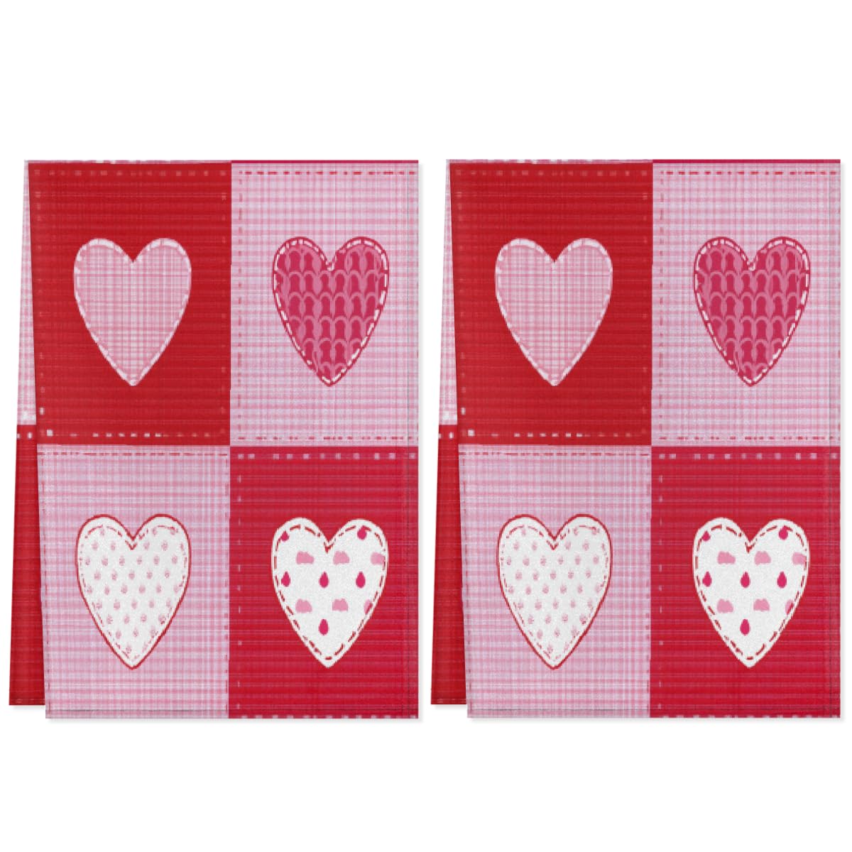 Torchons de cuisine en microfibre pour une décoration de Saint-Valentin romantique