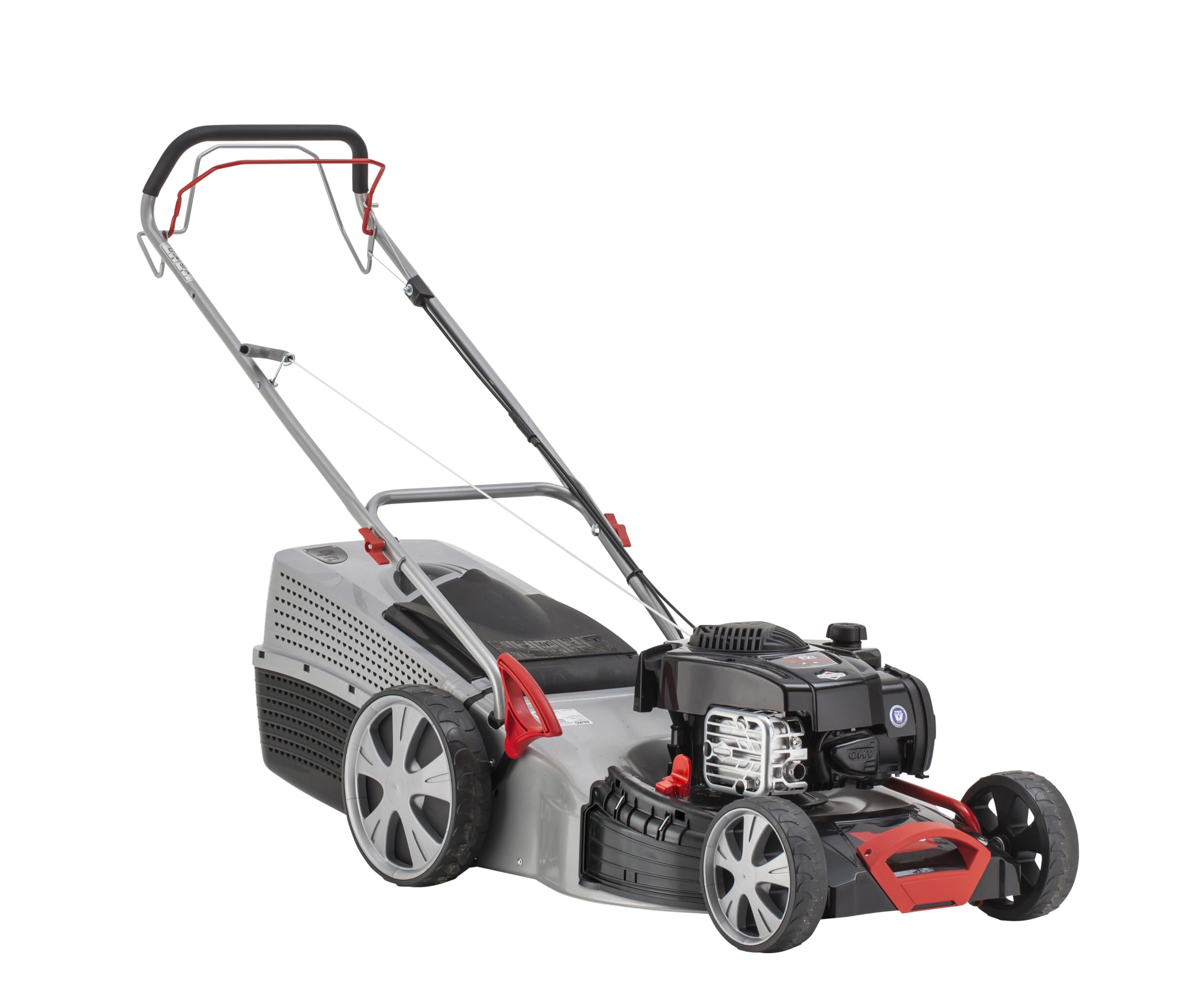 AL-KO Cortacésped de Gasolina Classic 5.14 VS-B, Ancho de Corte de 51 cm, Potencia de Motor de 2,3 kW, tracción Trasera Continua, para césped de hasta 1800 m², función 4INONE
