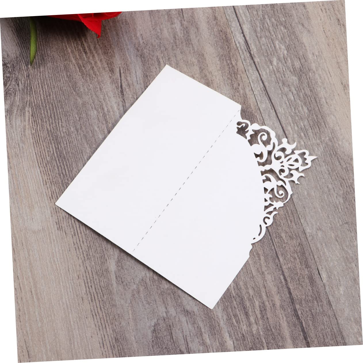Operitacx 300stücke Hochzeitsplatzkarten Im Kreativen Design Elegante Tischkarten Für Feiern Bankette Und Veranstaltungen Für Hochzeiten Geburtstagsfeiern Und Mehr