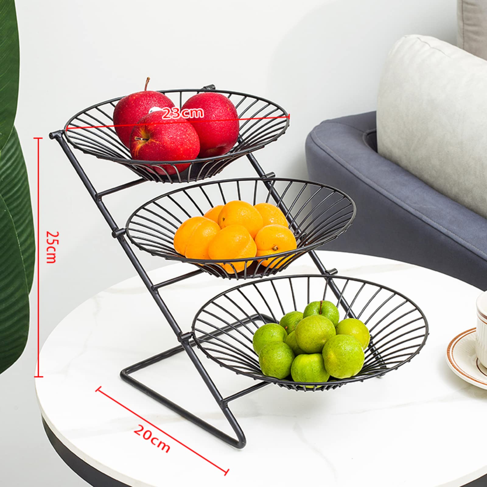 ボール art break fruits Amazon.com: Colorful Fruit Basket Decorative Fruit Tree Bowl