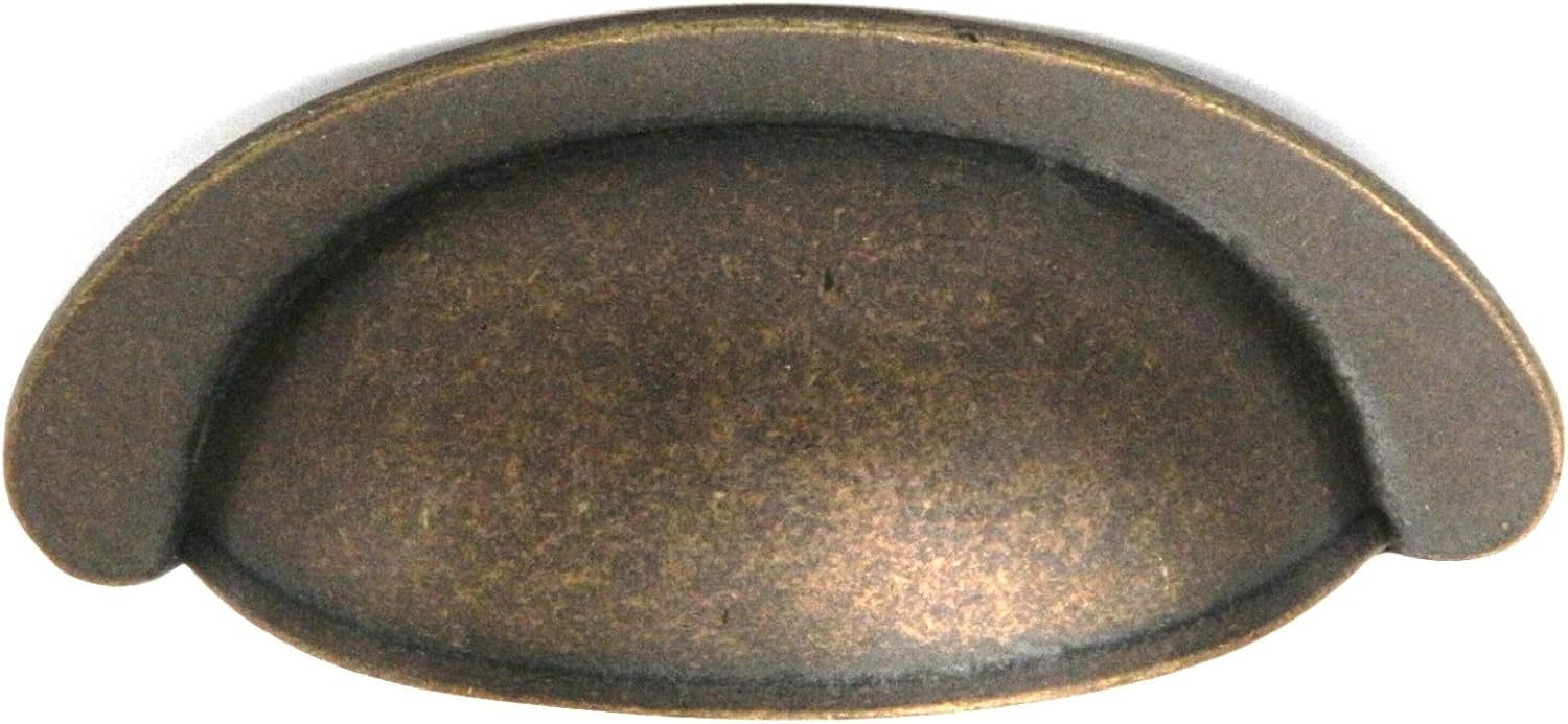 Hickory Hardware 20 Pack Oxford Antique Windover Antique 2 3/4" cc Cup Pulls PA1021-WOA