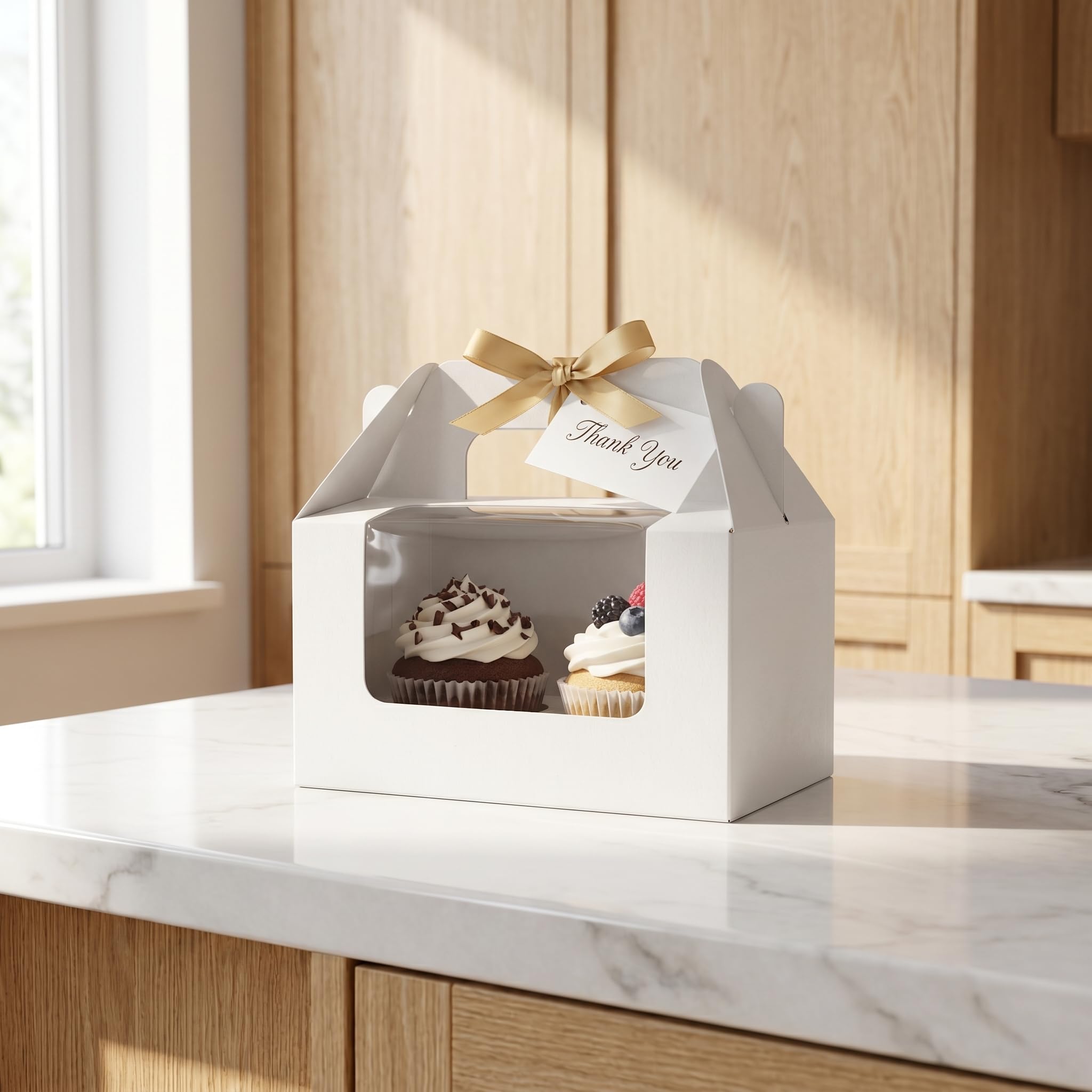 Jucoan Cupcake Boxes - Elegant Gift Boxes -7