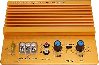 High Power Car Amplifier Board, 800W Aluminum Alloy Heat Dissipation Stereo Amplifier Supports 8-12 Inch Woofer for 12V Voltage Vehicle