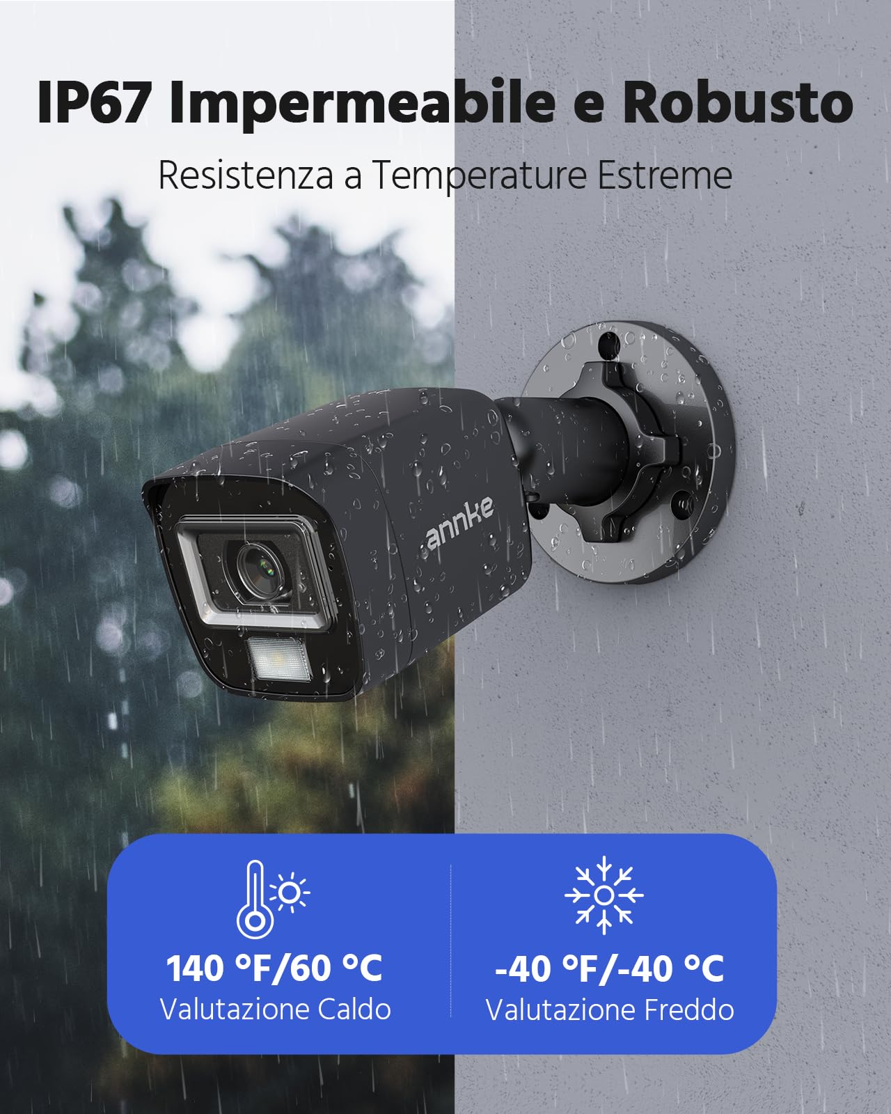 ANNKE 3K Lite 8 Canale DVR 5 in 1 con Rilevamento Persone e Veicoli, 8x 1080p Visione Notturna a Colori Bullet Telecamera Nera Esterna Kit Videosorveglianza CCTV con Hard Disk da 1TB, Accesso Remoto