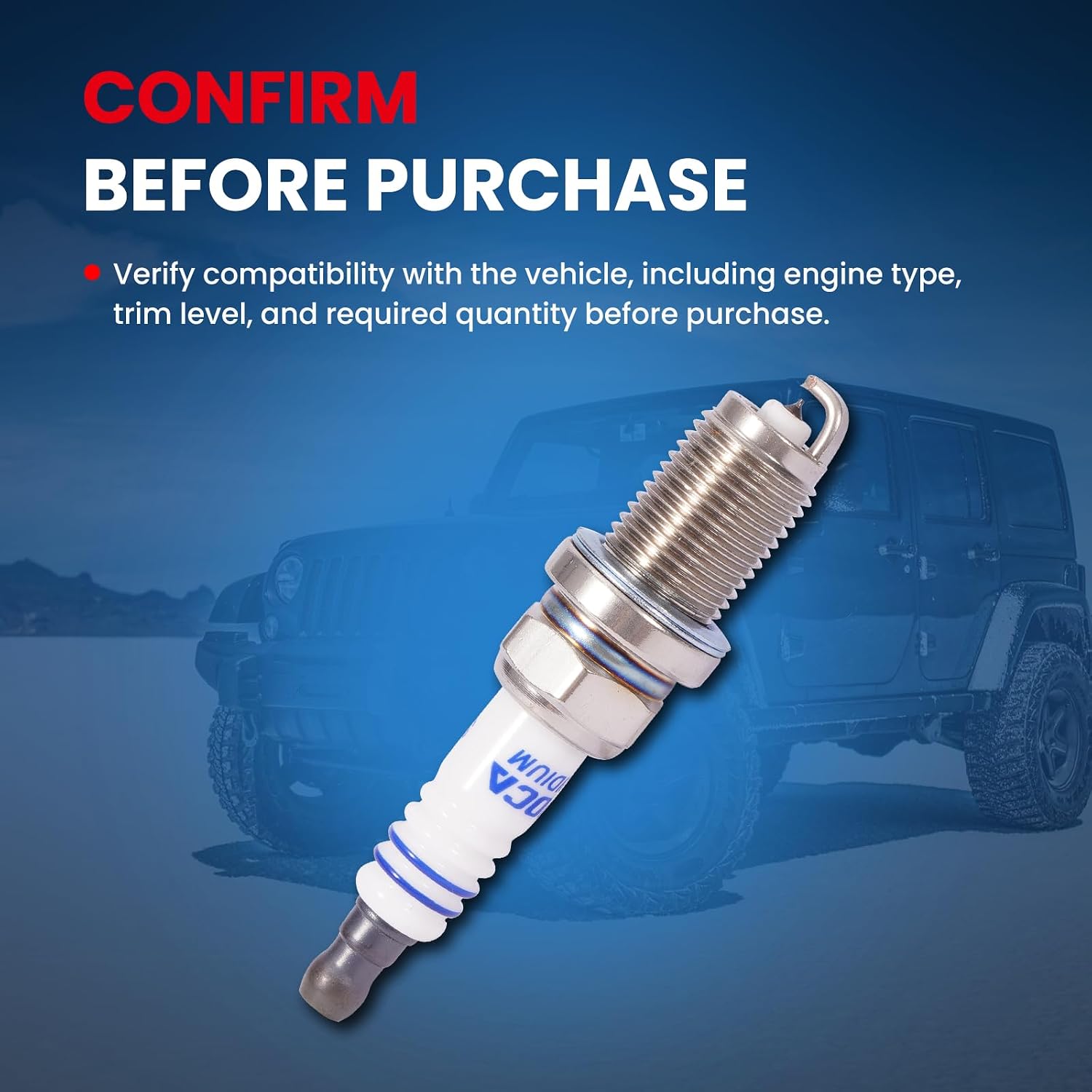 MOCA 4Pcs Spark Plugs 6714 Fit 07-11 for Acura CSX 2.0L, 04-08 TSX 2.4L/ TL 3.2L, 07-11 for Honda Fit 1.5L, 03-11 Element 2.4L, 02-09 CR-V 2.4L, 06-11 Civic 1.8L, 03-07 Accord 2.4L/3.0L