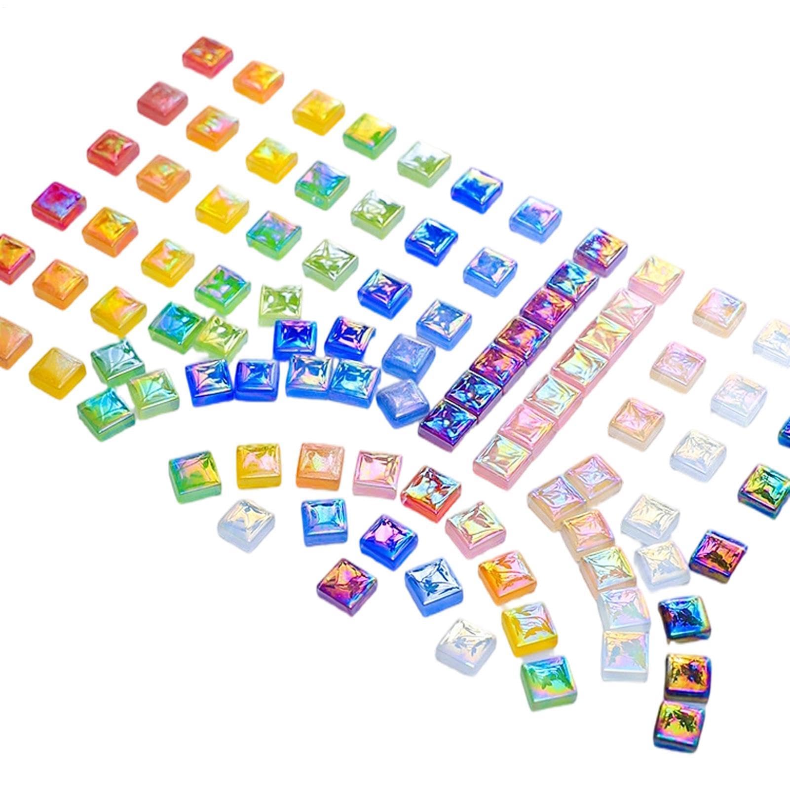 Teselas de Mosaico de Vidrio para Manualidades 1100 Piezas De Mezcla De