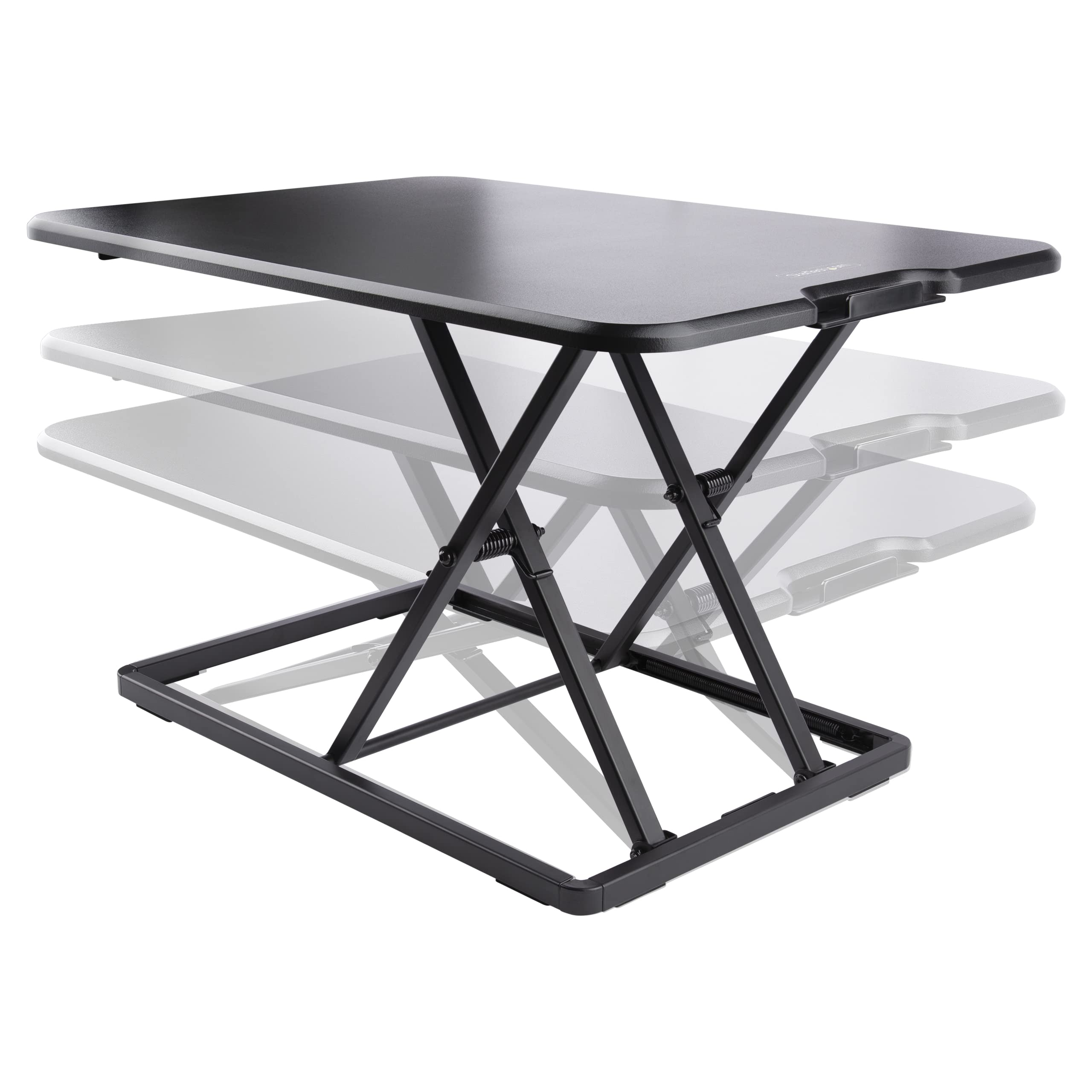 StarTech Stehpult-Aufsatz für Laptop, bis 8kg (LAPTOP-SIT-STAND) | Laptop-Riser, Stehpult-Konverter, Sitz-Steh, Plattform, Ergonomisch