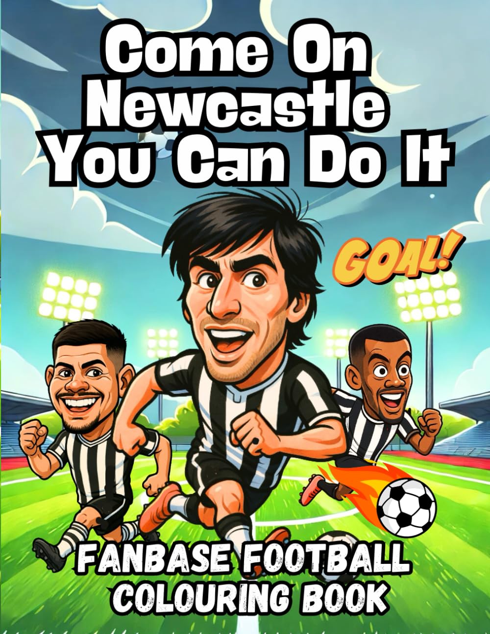 Come On Newcastle You Can Do It – Fanbase Football Colouring Book