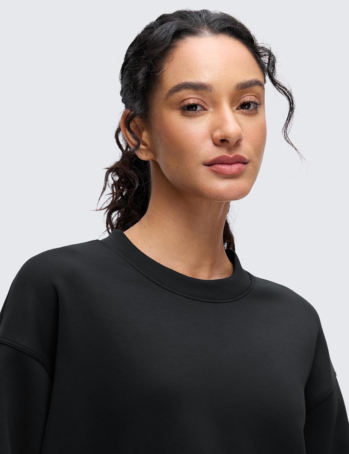 CRZ YOGA SoftAura Pullover Sweatshirt for Women - Crewneck Workout Casual Basic Fall Sweat Shirts - Image 5