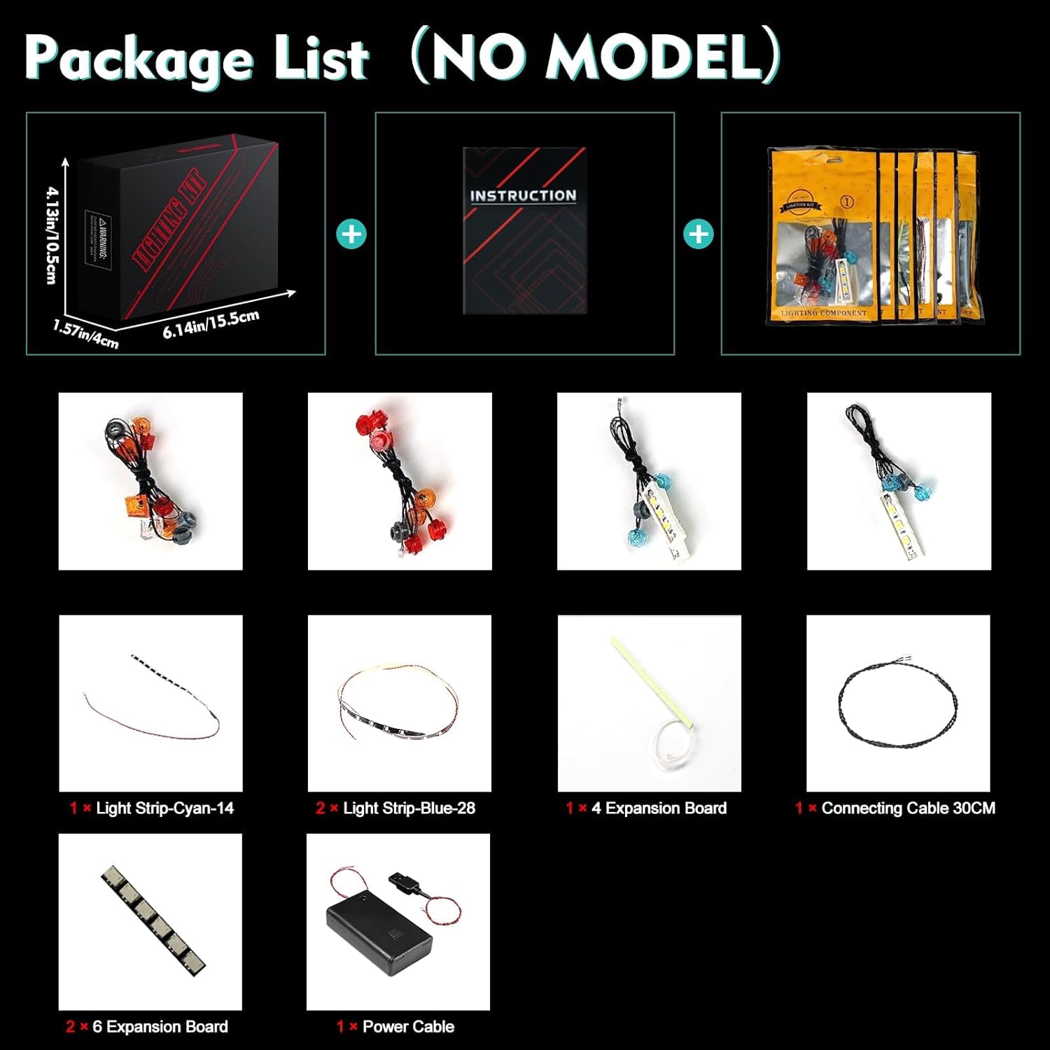 LocoLee LED Light Kit Compatible with Lego Battle Bus Fortnite 77073 - No Models Only Light, Creative Lighting Set Accessories Compatible with Lego 77073 Fortnite Combat Bus