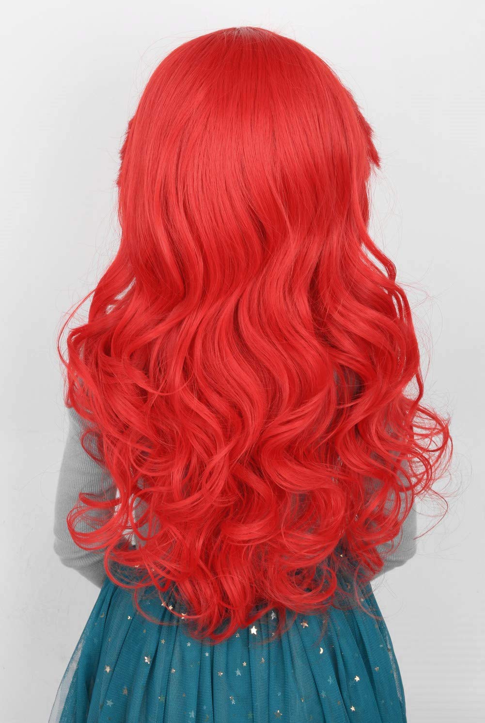 Topcosplay Girls Wig Red Long Wavy Halloween Party Costume Cosplay Wigs - Image 5