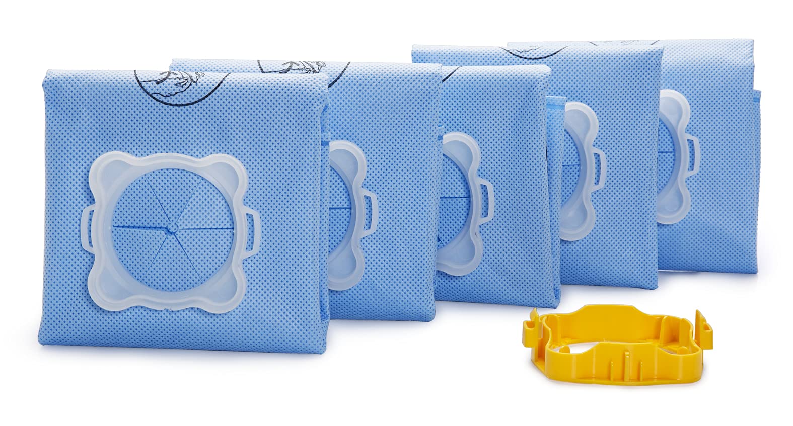 Lot de 5 Sacs Wonderbag Original pour Aspirateurs Rowenta - Haute Filtration